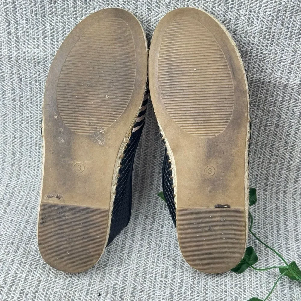 RIVER ISLAND EMBELLISHED ESPADRILLES FLAT SHOES 3/36